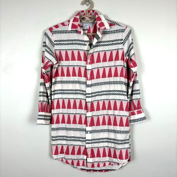 Emily Phillips Nashville The Girlfriend Shirt Dress size 3 (M) southwest preppy - Picture 3 of 7